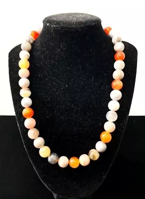 SUZANNE SOMERS Collection Multi-stone 15mm Bead 925 Necklace Original Box 20  L • $49.99