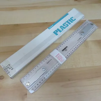 Vemco P-13 Drafting Machine Scale Ruler New Old Stock W Box Made USA • $74.50