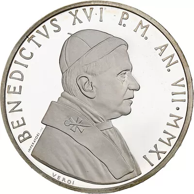 [#1047409] Vatican 10 Euro Pape Benoit XVI Proof 2011 Rome Silver MS • $75.34