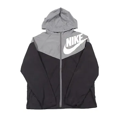 NIKE Packable Lightweight Jacket XS Tracksuit Hoodie Top Track Zip Wind AC07 • $29.38