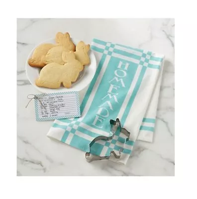 Mud Pie Easter Spring Kitchen Homemade Print Towel Gift Set 4404151-D DEFECT • $6.30