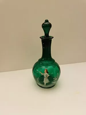 Antique Mary Gregory Decanter With Original Stopper • $110.24