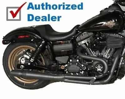 $976 • Buy Black Thunderheader 2 Into 1 2-1 Exhaust Pipe Header System 06-17 Harley Dyna