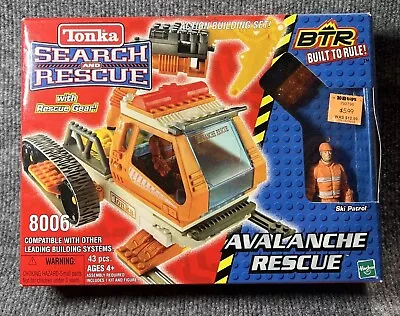 SEALED TONKA Search And Rescue Truck 8006 BTR Action Building Set Ski Patrol • $17.09