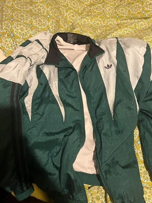 $125 • Buy Adidas Vintage Jacket Green 