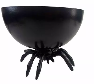 Halloween Metal Cauldron Black Spider Threshold NWT • $20.40