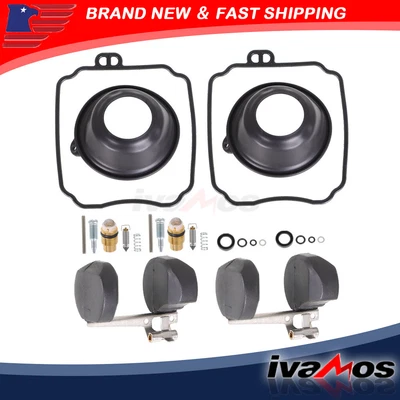 $14.07 • Buy 2X Carburetor Repair Kit Rebuild Float Fit For Yamaha XVS650 V-STAR 1998-2015