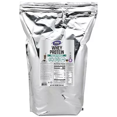 NOW Sports Nutrition Whey Protein 24 G With BCAAs Creamy Chocolate Powder 10-... • $119.80