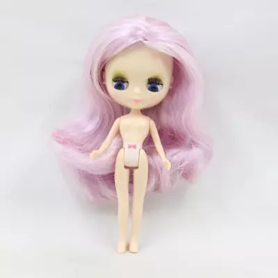 Fashion 4  Mini Blythe Doll Shiny Face Long Soft Wavy Hair DIY Interactive Toy • $28.02