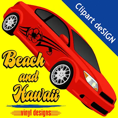 Hawaii Clipart-vinyl Cutter Plotter Images-eps Vector Clip Art Cd • $29.95