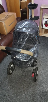 £75 • Buy Mothercare Xpedior Travel System - Pram Pushchair, Car Seat, Cosy Toes, Liners,