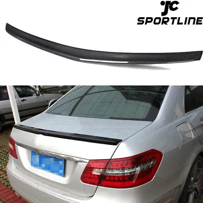 Rear Trunk Spoiler Wing Carbon Fiber For Benz W212 E250 E350 E550 E63AMG 10-13  • $153.42