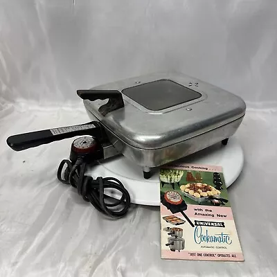 Vintage Universal Automatic Electric Skillet Frying Pan #8240 ~ USA • $41.99