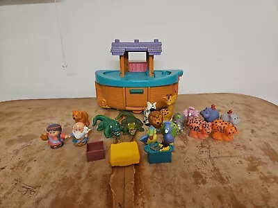 £11.99 • Buy FISHER PRICE LITTLE PEOPLE NOAHS ARK Loads Of ANIMALS & Figures
