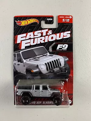Hot Wheels - Fast & Furious Series 1 - 20 Jeep Gladiator  - Tyre BG Card Unit #3 • $6