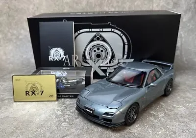 Gray 1/18 Scale POLAR MASTER Mazda RX7 SPIRIT R Metal Diecast Car Model • $381.48