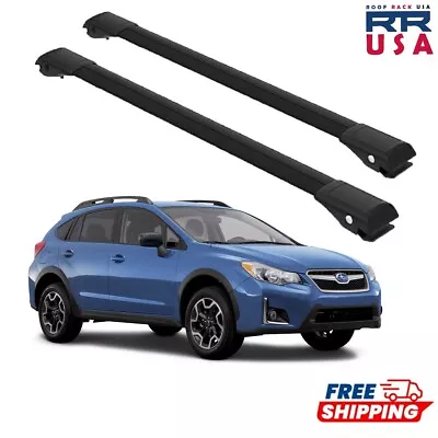 For Subaru XV 2011-2016 Cross Bars Roof Rack Black • $129