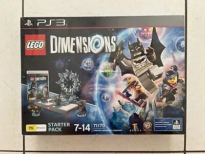 Lego Dimensions 71170 PS3 Starter Pack Game Sony Batman Gandalf New Sealed • $139