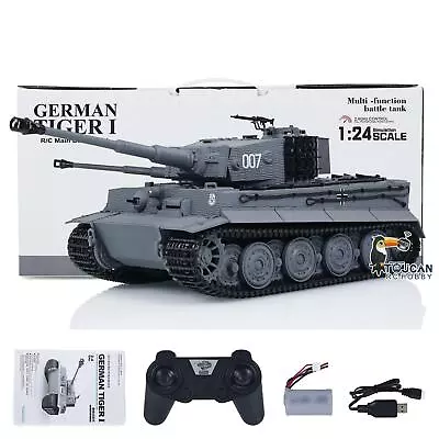1/24 Scale RC Battle Tank Taigen Tiger I Infrared Combat Military Tanks Model • $87.90