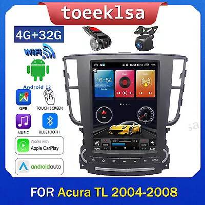 Car Radio Stereo Vertical Screen Tesla Style For Acura TL 2004-2008 Carplay GPS • $669.99