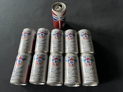 Lot Of 11 Vintage 1984 Jacksons World Tour 84 Empty Pepsi Cans Michael Jackson • $30