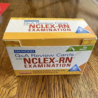 $20 • Buy Saunders NCLEX-RN® Exam Q & A Review Cards By Angela & Linda Silvestri