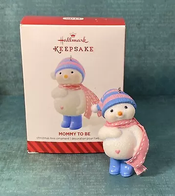 2014 Hallmark Keepsake Ornament - Mommy To Be - Expecting Baby Snow Woman • $23.79