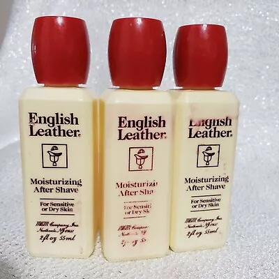 X3 ENGLISH LEATHER  MOISTURIZING  AFTER SHAVE  By MEM  2 Oz Unboxed  • $9.89