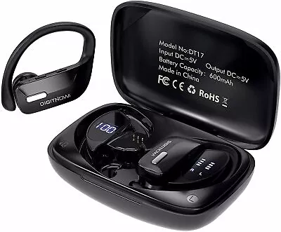 Wireless Earbuds Bluetooth 5.0 Headphones LED 48Hrs Play Back Sports Earphones  • $17.99