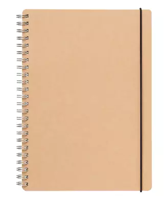 MUJI High-Quality Paper A5 Dot Grid Notebook Beige 70 Sheets Japan • $9.99