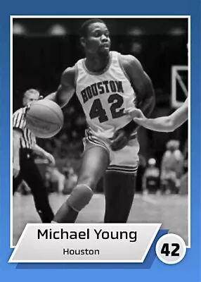 Custom Novelty Basketball Card Michael Young Houston Blank Back  • $7.99