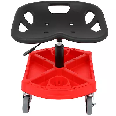 Rolling Shop Stool Creeper Detailing Seat W/ Storage Mechanic 330 Lb • $65.62