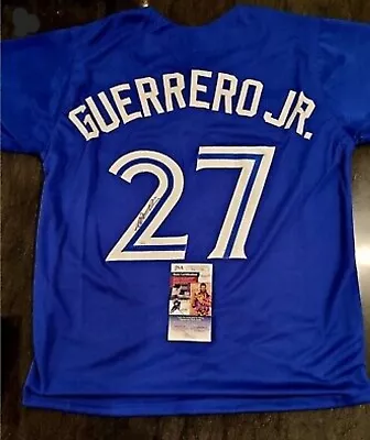 Vladimir Guerrero Jr Autographed Pro Style Jersey JSA COA • $50