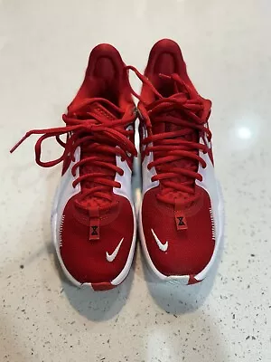 Men's Nike Paul George PG 5 TB University Red Basketball Sneakers Size 5 • $34.95