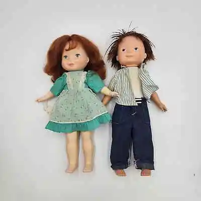 Vintage 1981 Fisher Price My Friend Becky & Mikey 16  Dolls • $31.50