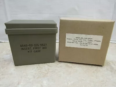 Post Vietnam Era US First Aid Kit Case Insert 1978 Dated NOS 6545-00-125-5527  • $19.95