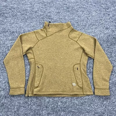 Mountain Hardwear Sweater Womens Small Brown Wool Blend Pullover USA • $28.88