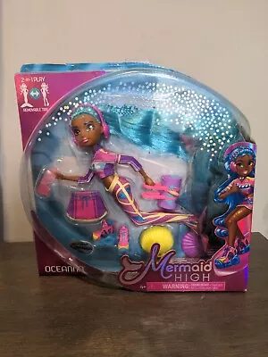 Mermaid High 10.5  Poseable Mermaid Fashion Doll OCEANNA W/Removable Tail NEW • $14.99