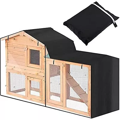 Rabbit Hutch Cover Dust Proof Moisture Resistant Cage Covers Pointed Crate Cover • $28.80
