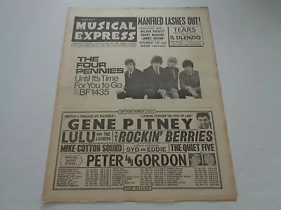 NEW MUSICAL EXPRESS - OCTOBER 1st 1965 - MANFRED MANN THE ROLLING STONES • £6.99