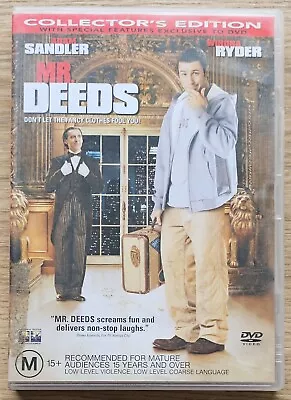 ^ Mr. Deeds (Ref:9) ~ DVD ~ Region 4 ~ PAL ~ Sandler Ryder Harris ~ FREE Postage • $3