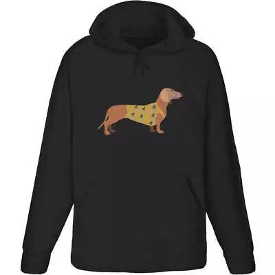 'Dachshund In Bee Sweater' Adult Hoodie / Hooded Sweater (HO027149) • $31.10