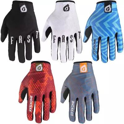 SixSixOne 661 Comp Gloves MTB Mountain Bike Full Finger Protection Trail Enduro • £19
