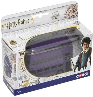 Corgi Harry Potter Triple Decker Knight Bus 1:76 Scale Die-Cast Bus CC99726 • $38.99