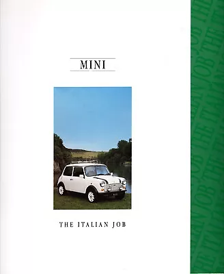 C1992 Rover MINI 'The Italian Job' Very Sharp & RARE UK Issue Sales Brochure • $18.99