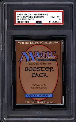 Revised MTG Booster Pack English Graded PSA 8 MTG Magic #41654534 • $399.99