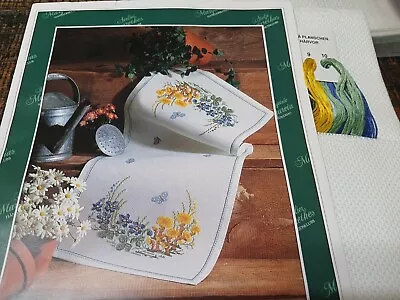 Sweden Vintage Atelier Margarethes Kit Spring Flowers Butterflies Runner Kit • $16.99