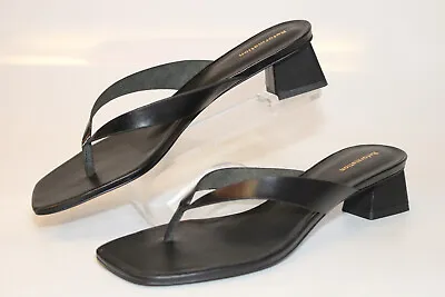 Reformation NEW Model: Dana Block Heel Thong Sandals Womens T-Strap Shoes • $30