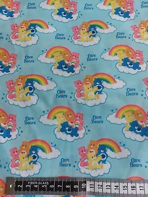 Care Bears Fabric 1m X 1.45m (width) Poly Cotton Blue • $19.99