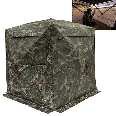 Rhino Blinds R180 3 Person Hunting Ground See-Through Mesh Blind Mossy Oak • $250